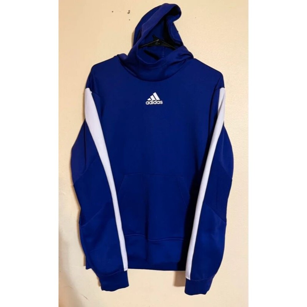 Adidas Sample Hoodie Purple Tech Pullover 88 Athletic Streetwear Men’s Medium